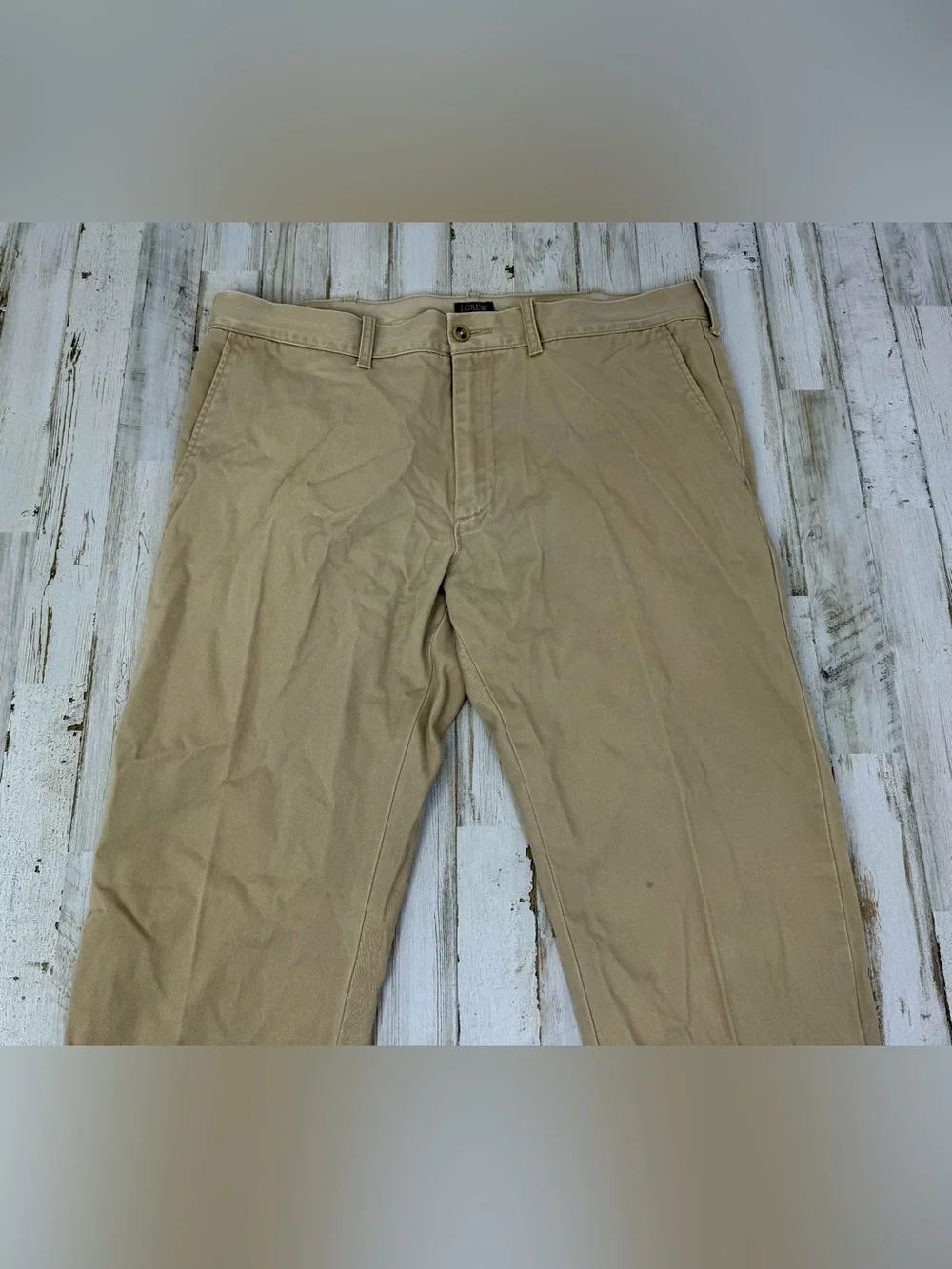 J Crew Chino Pants Mens 34x30 Tan Cotton Regular Fit